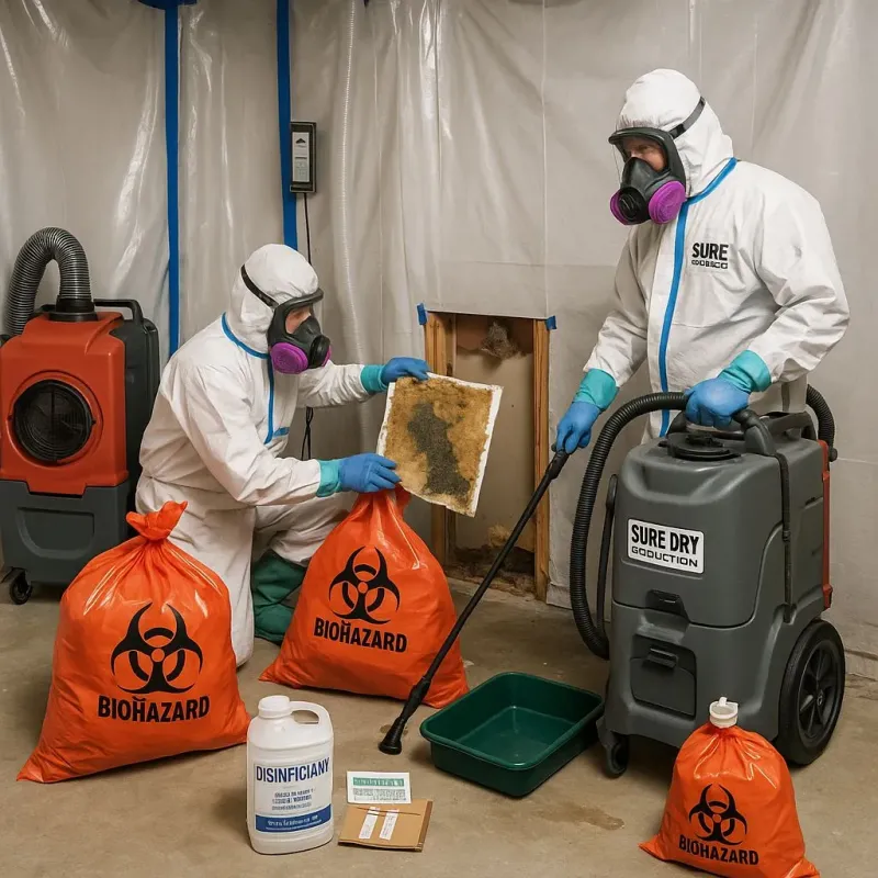 Contaminated Water Handling Protocols process in Jones, OK